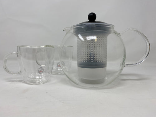 Bodum Glass Teapot with Plastic Infuser Press