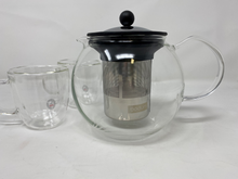 Load image into Gallery viewer, Bodum Glass Teapot with Steel Infuser Press