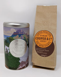Jersey Blend Coffee and Cooper & Co Caddy