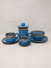 Load image into Gallery viewer, Reckless Large Aztec Breakfast Cup and Saucer