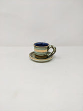 Load image into Gallery viewer, Reckless Espresso Lustre Horizontal No.09 Cup and Saucer