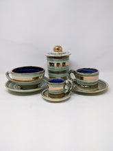 Load image into Gallery viewer, Reckless Espresso Lustre Horizontal No.09 Cup and Saucer