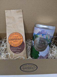 Jersey Blend Coffee and Cooper & Co Caddy